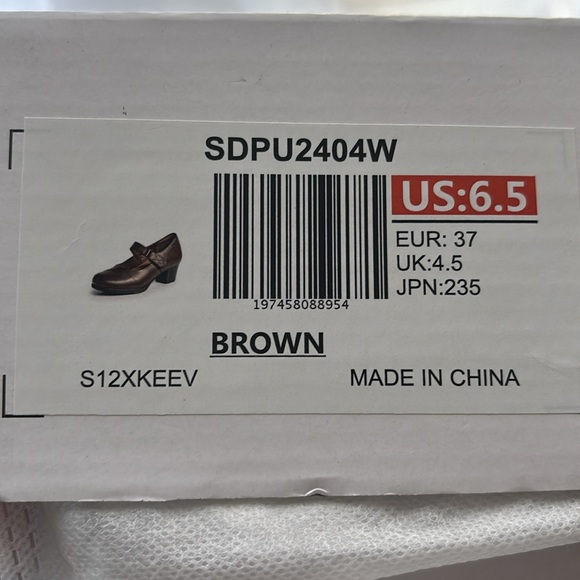 Dream Pairs women’s pump in brown, size 6.5 US - Picture 6 of 6